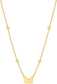 Estella Bartlett Butterfly Pendant Necklace