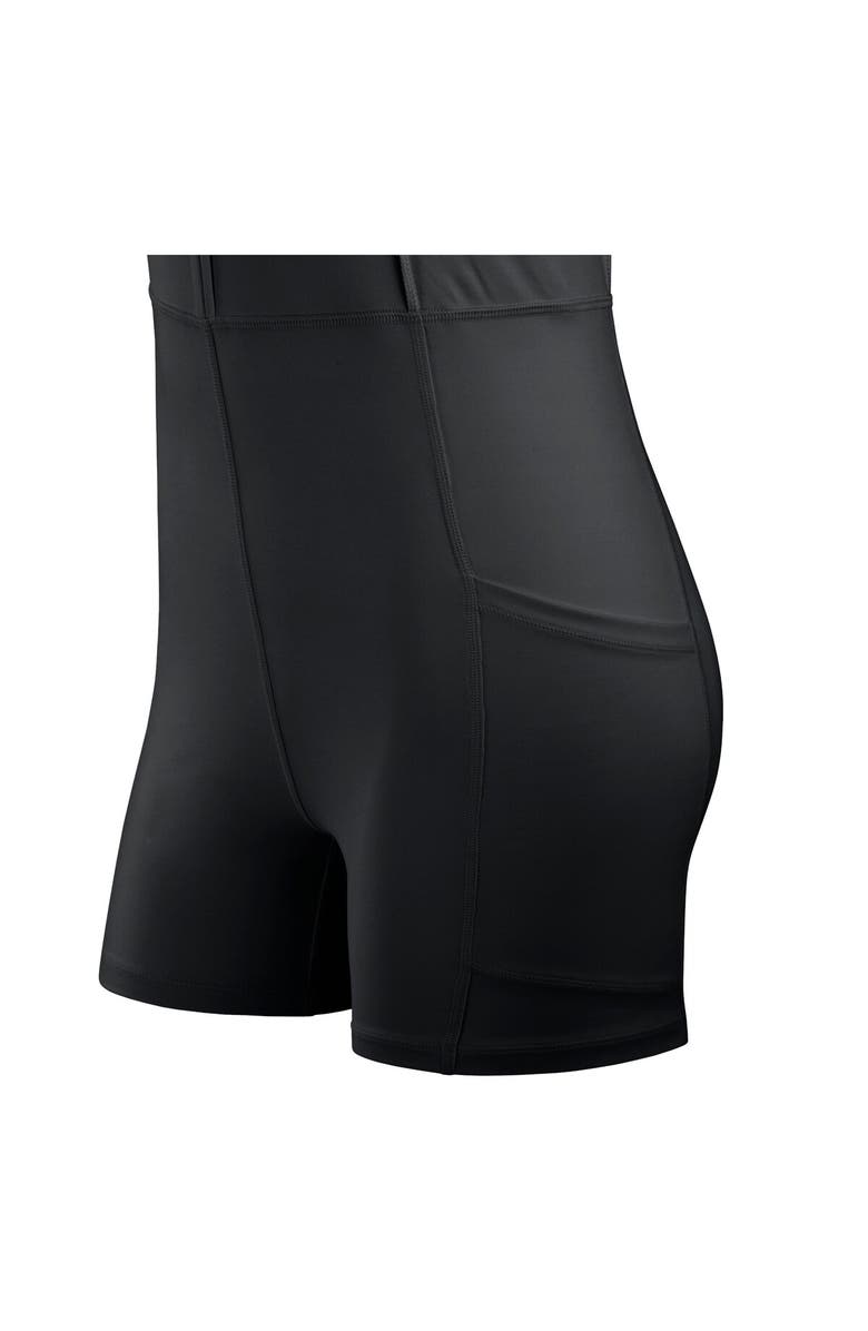 FANATICS Women's Fanatics Black Boston Bruins Studio Boost Athletic Half-Zip Dress, Alternate, color, Black