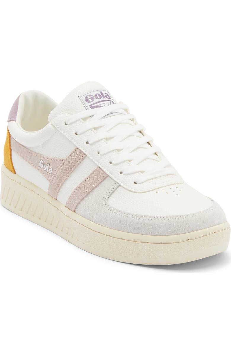 Gola Classics Grandslam Trident Sneaker, Main, color, White/ Blossom/ Lily