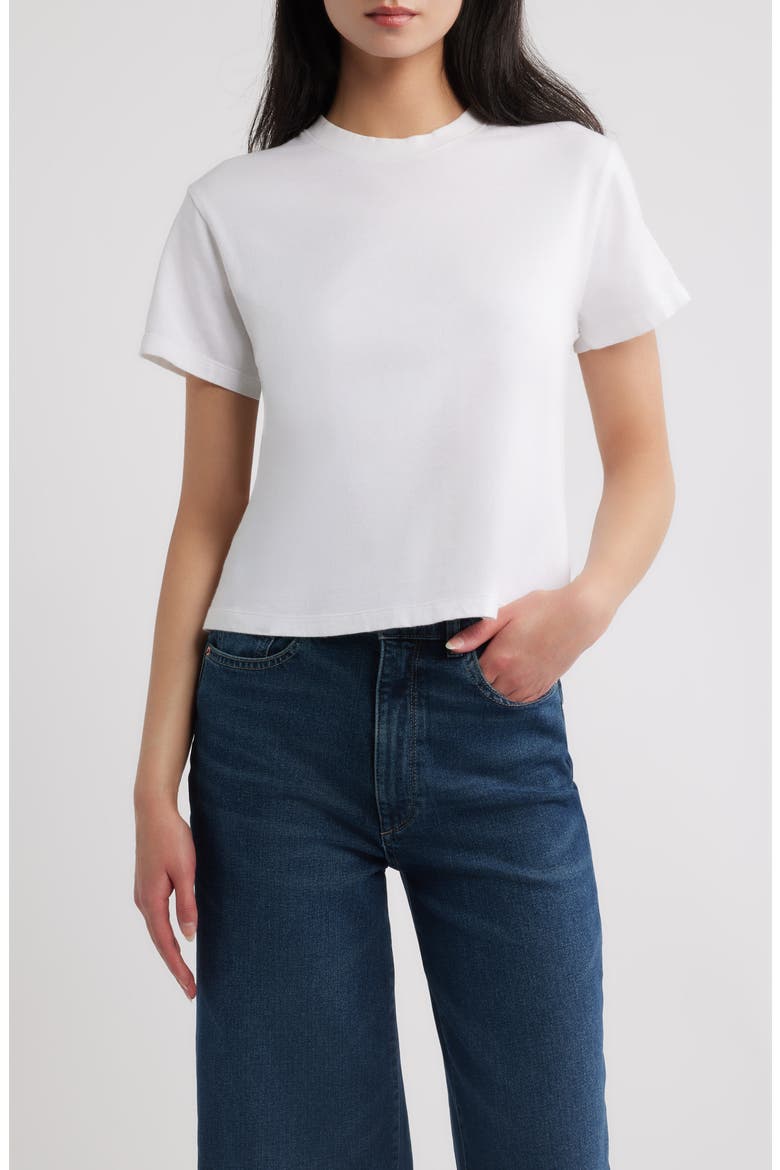 Everyday Cotton T-Shirt, Main, color, WHITE
