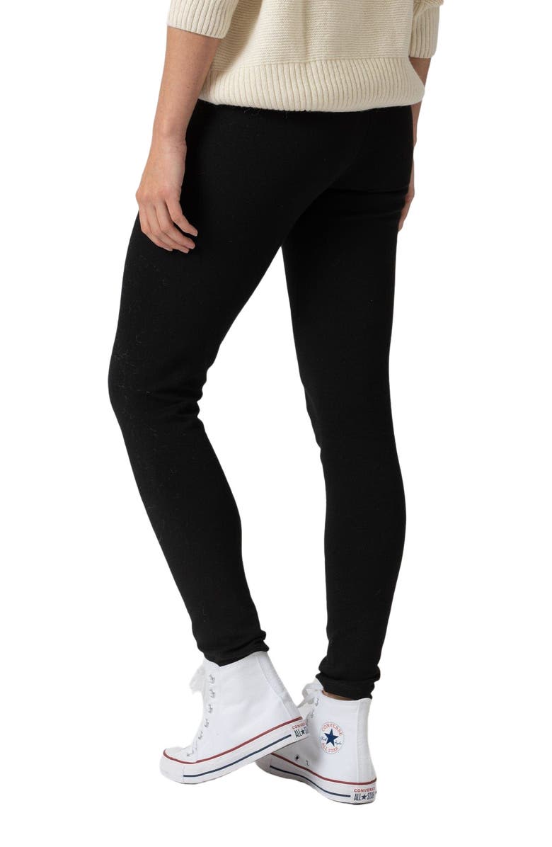Saint + Sofia Chelsea Legging, Alternate, color, Black