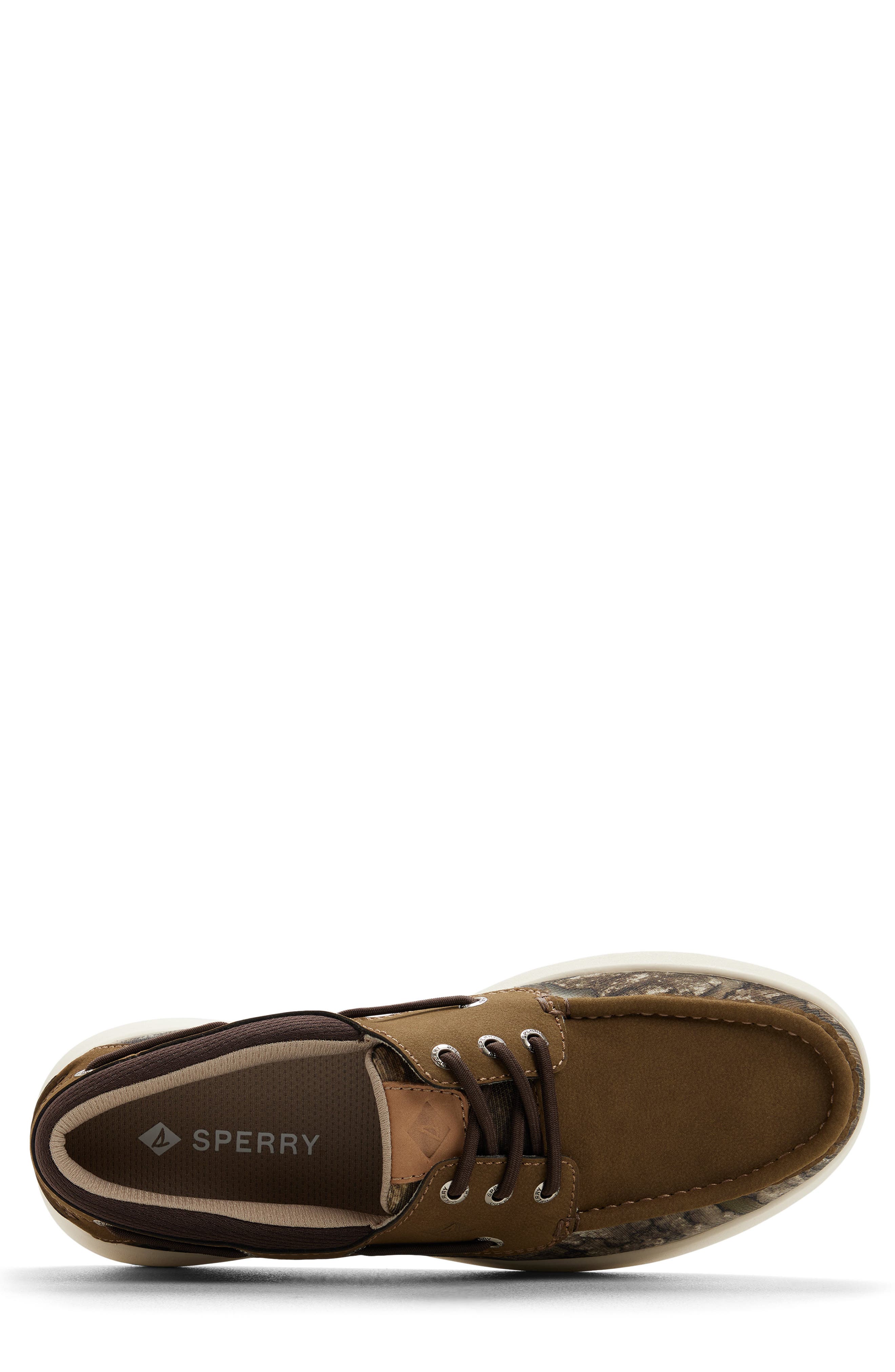 Sperry Harpoon Boat Shoe, Alternate, color, Green W/ Print