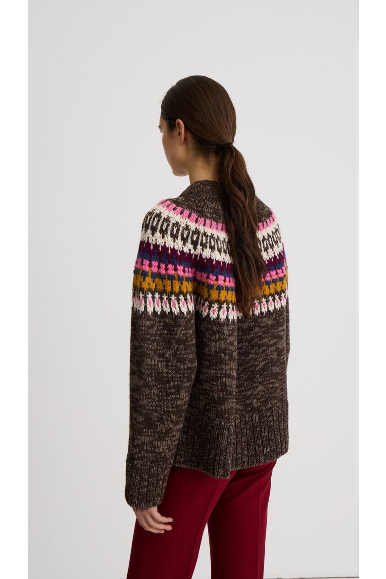 Oversized Crewneck Sweater, Alternate, color, Lopi M\u00e9lange