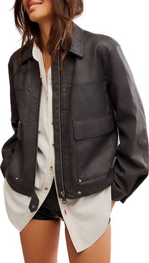 Free hotsell People Leather Jacket