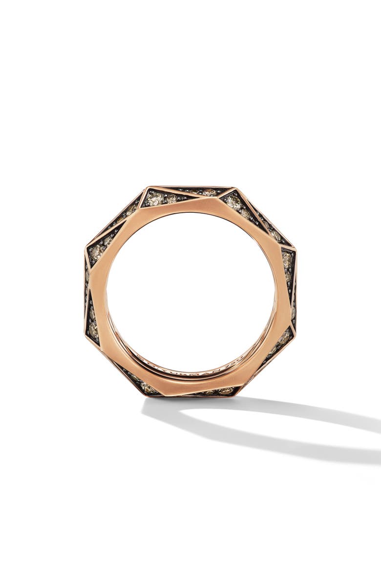 David Yurman Torqued Faceted Band Ring In 18K Rose Gold With Pav david-yurman-torqued-faceted-band-ring-in-18k-rose-gold-with-pav
