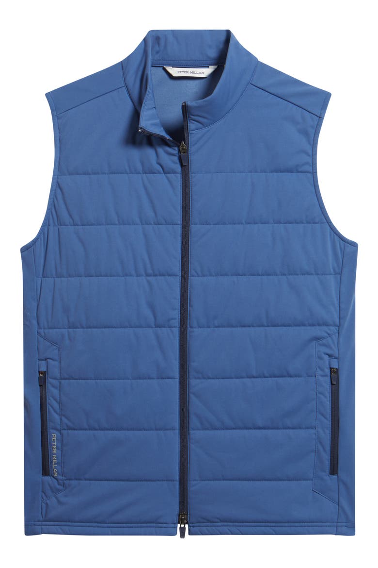 Fuse Water Resistant Recycled Polyester Hybrid Vest, Alternate, color, WINDSOR BLUE