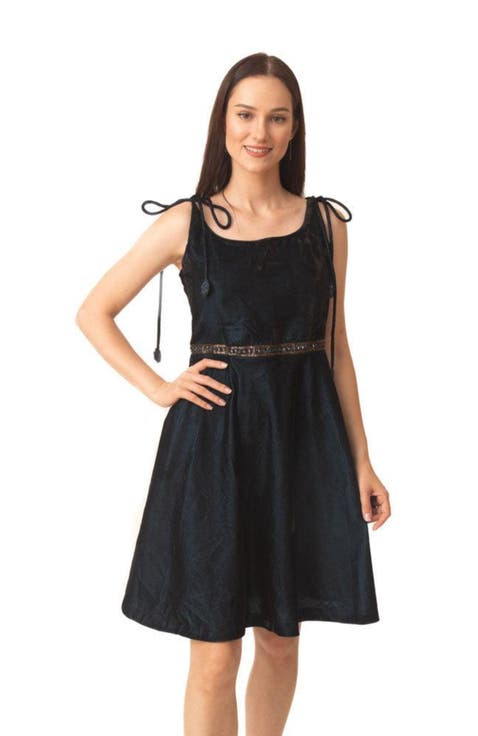 Tia Velvet Short Dress