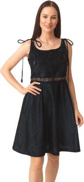 RAAS Tia Velvet Short Dress