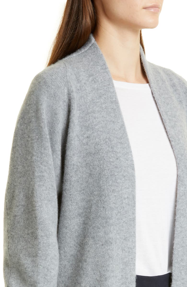 Vince Shawl Collar Cashmere Cardigan, Alternate, color, Med H Grey