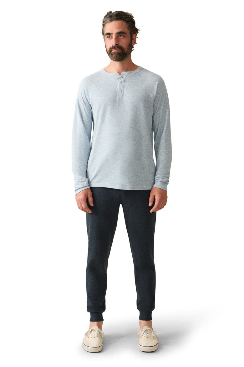 Cloud Long Sleeve Henley, Alternate, color, LIGHT BLUE HEATHER