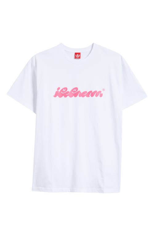 Icecream These Eyes Graphic T-shirt In White