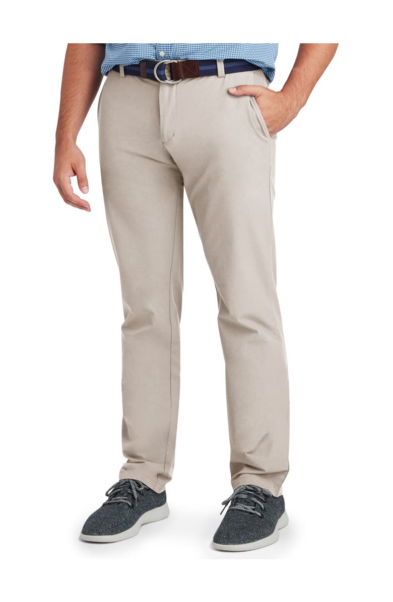 vineyard vines Big & Tall On The Go Performance Pants, Main, color, Khaki