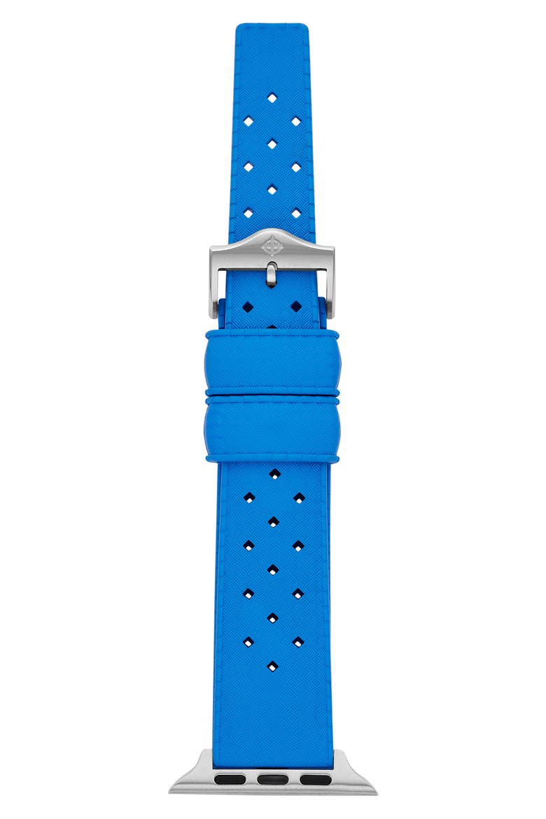 Tropic Rubber Apple Watch® Watchband, Main, color, BLUE