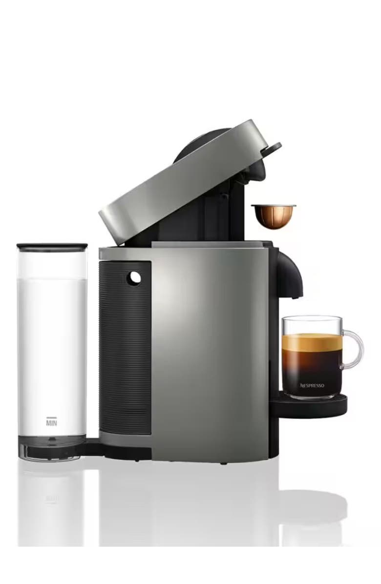 Nespresso VertuoPlus Coffee Machine & Aeroccino Frother Set, Alternate, color, Gray