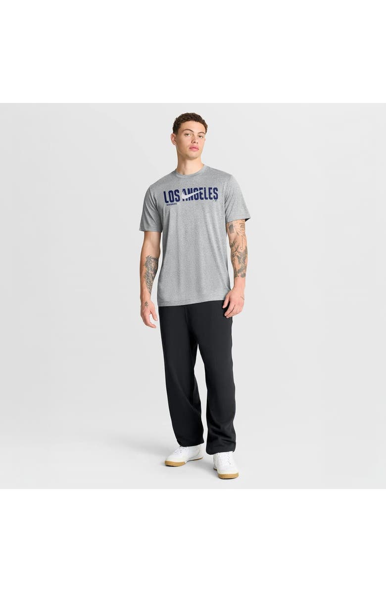 Nike Men's Nike Heather Gray Los Angeles Dodgers Swoosh Legend Dri-FIT T-Shirt, Alternate, color, Heather Gray
