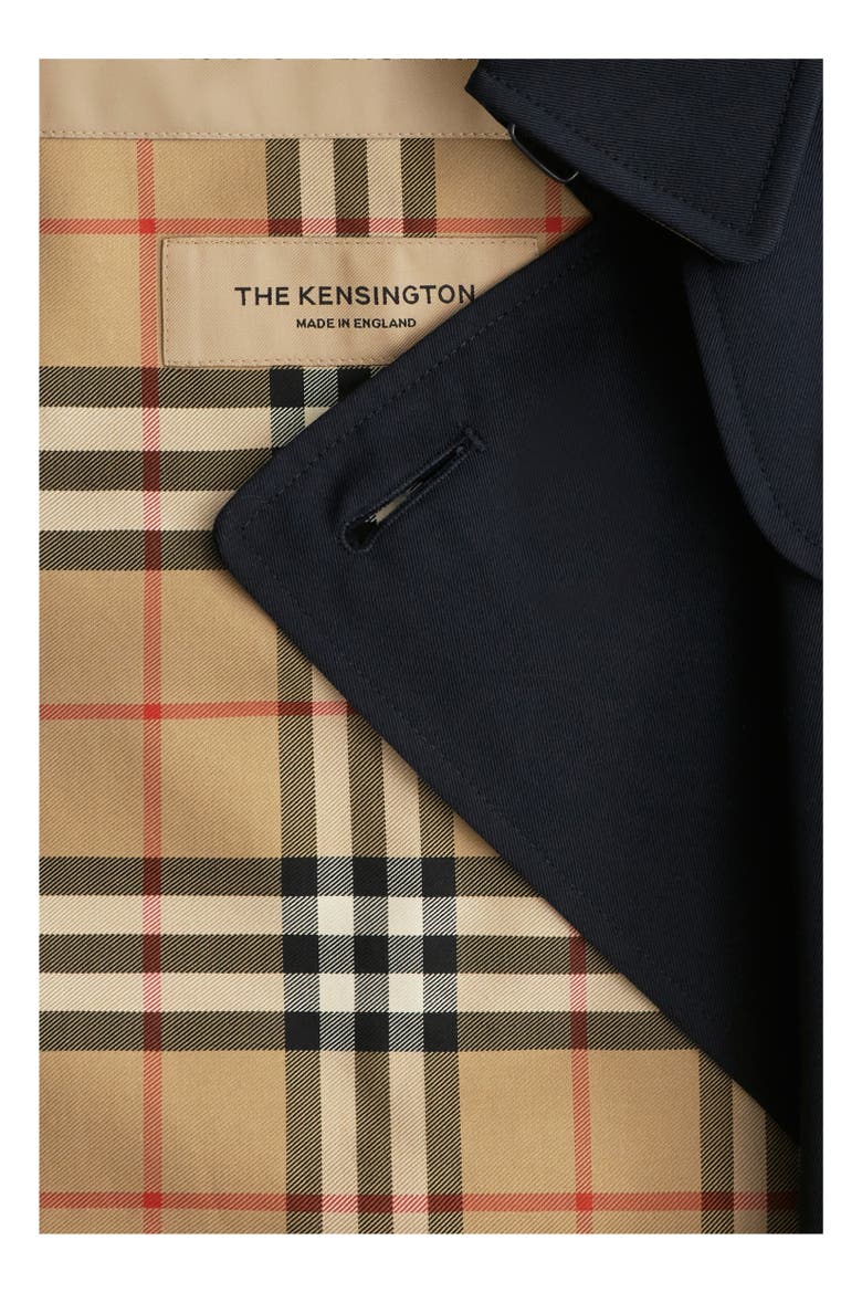 Long Kensington Heritage Trench Coat, Alternate, color, Black
