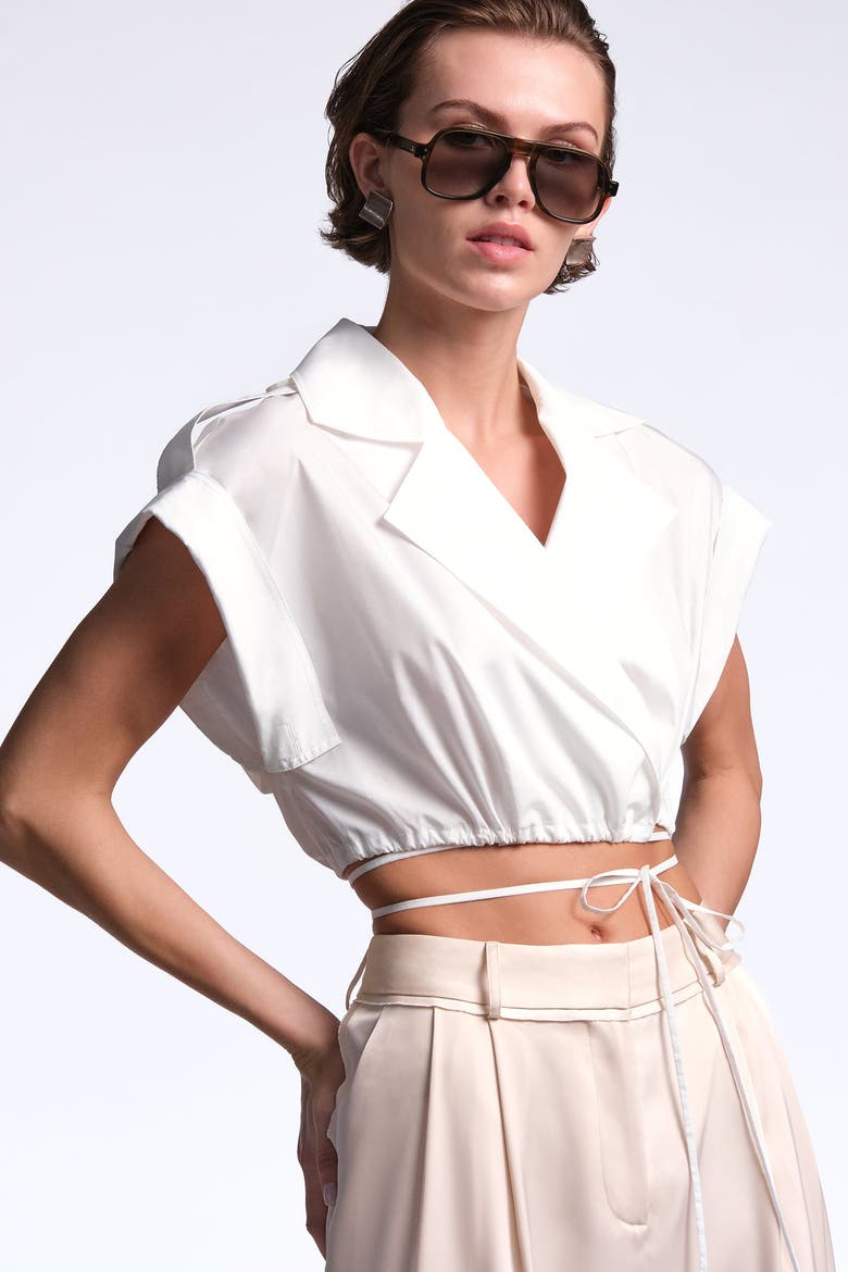 Karrigan Top, Alternate, color, White