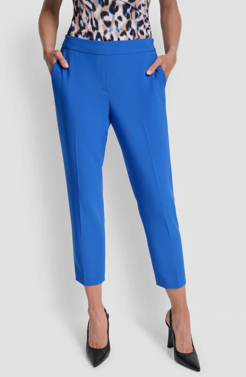 Straight Leg Ankle Crop Pants