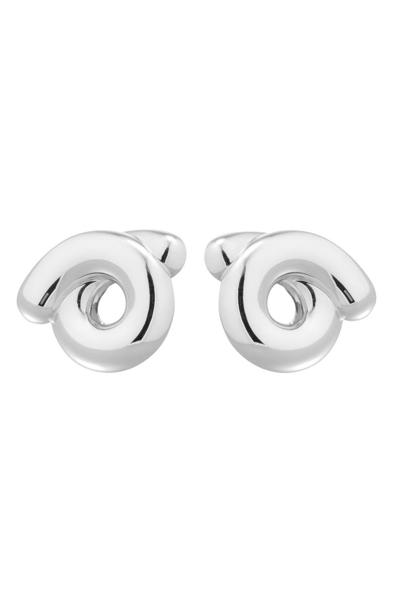 Bea Bongiasca Tarallo Stud Earrings, Main, color, Silver