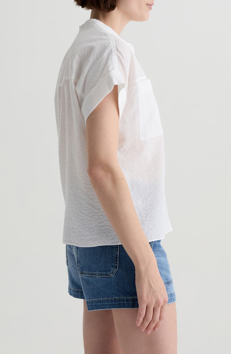 AG Ellis Cotton Blend Button-Up Shirt, Alternate, color, 