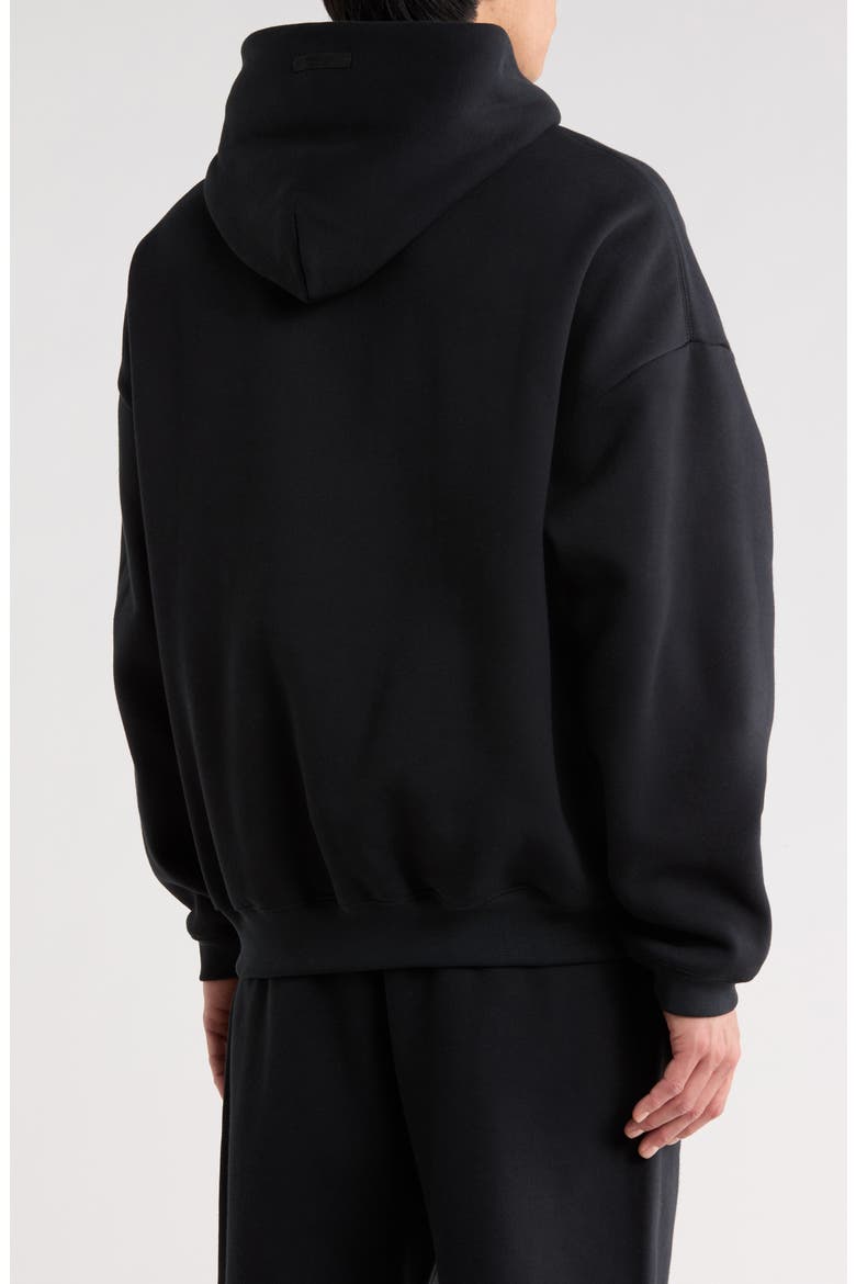 '90s Fit Fleece Logo Hoodie, Alternate, color, VINTAGE BLACK