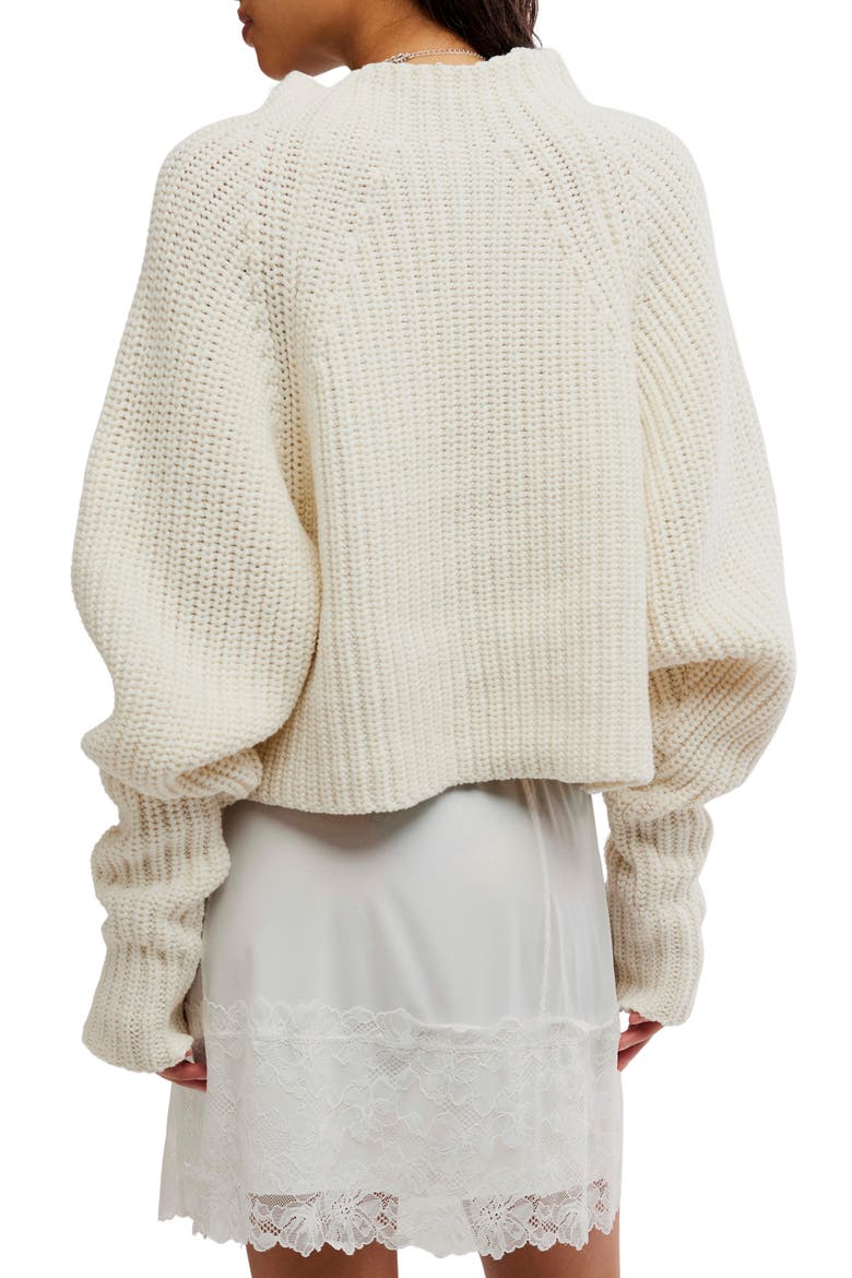 Low Tide Mock Neck Sweater, Alternate, color, MARSHMELLOW