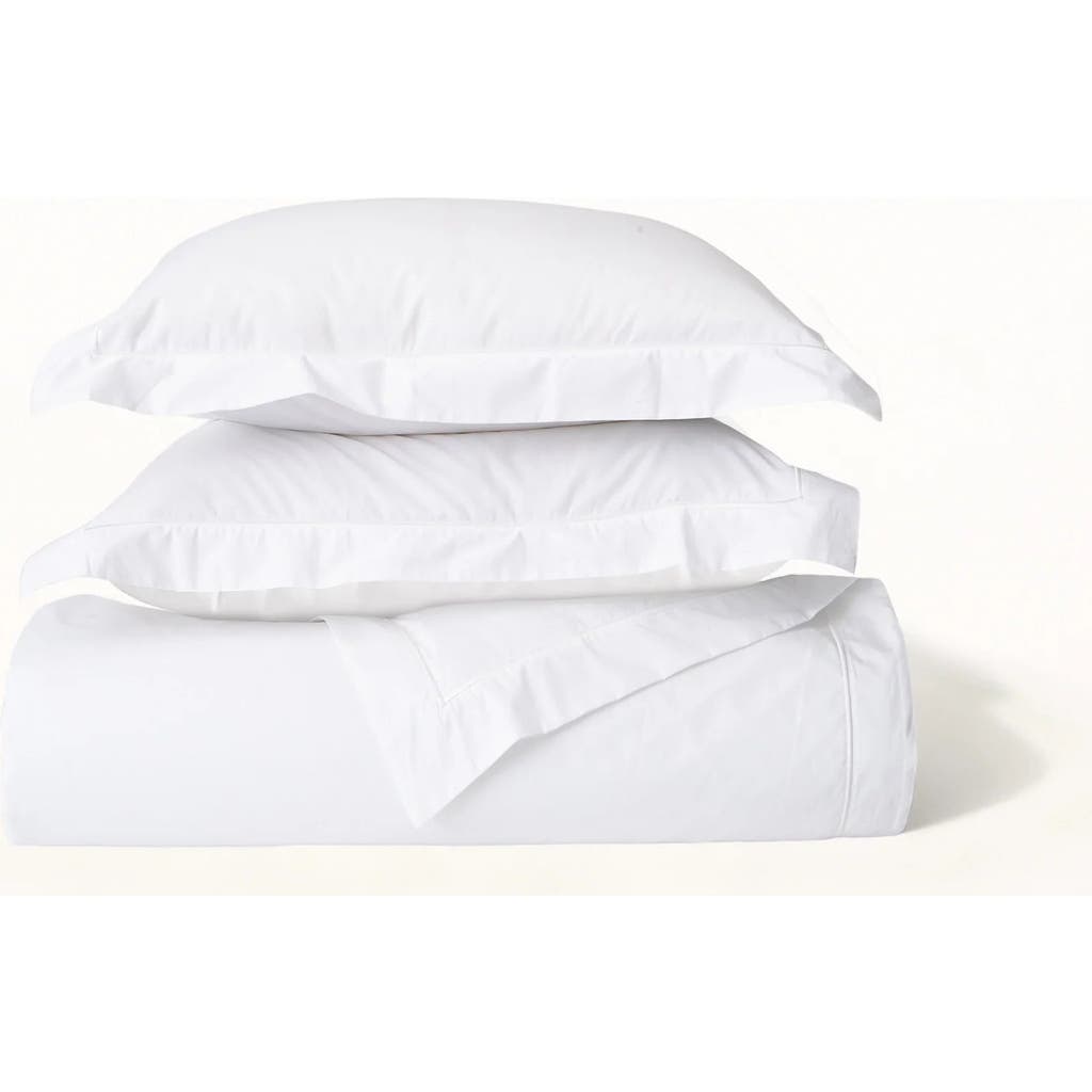 Ela Lane Usa Classic Percale Embroidered Duvet Cover