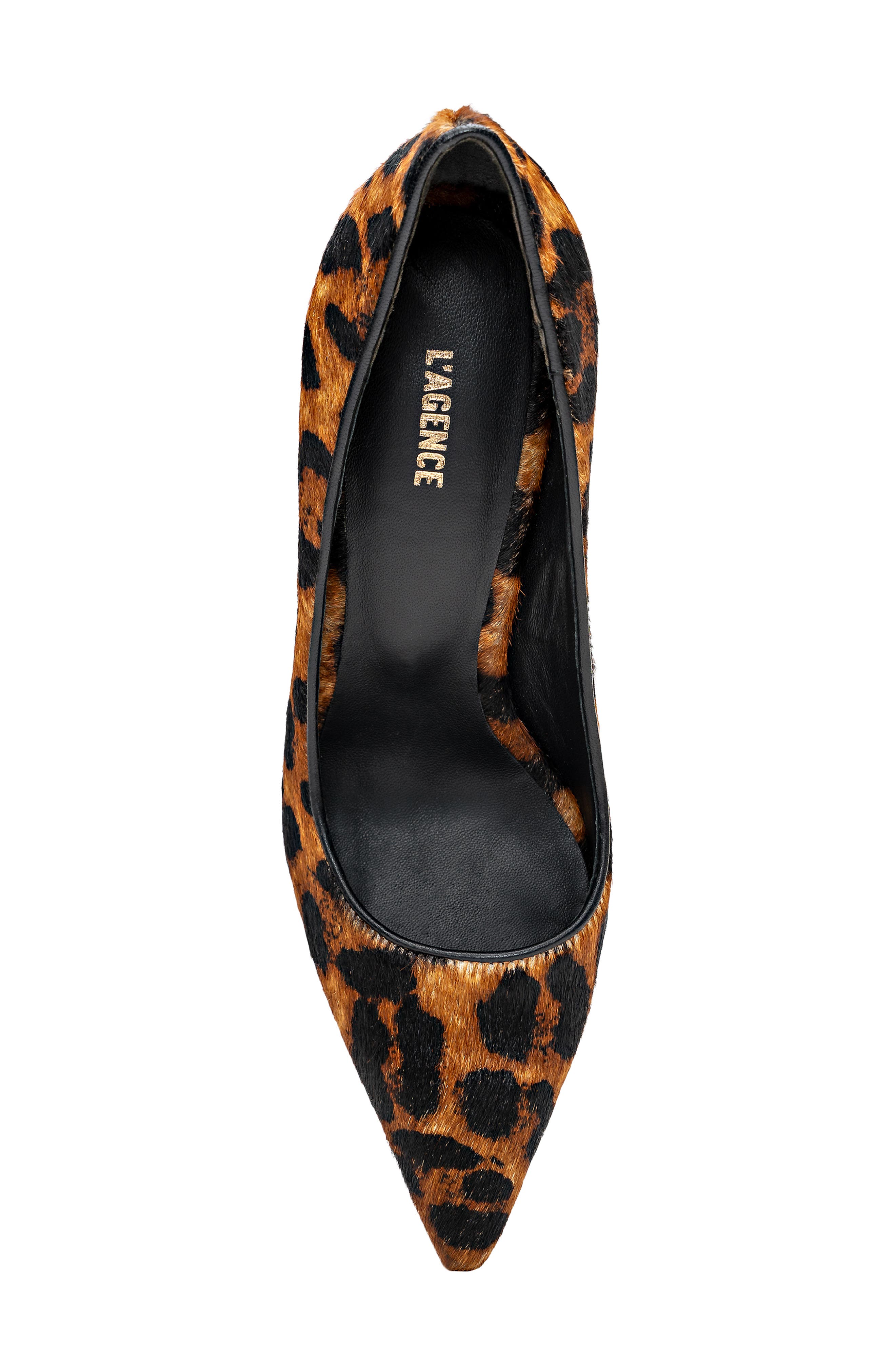 L
AGENCE Maelle Genuine Calf Hair Pump, Alternate, color, Leopard Hair Calf