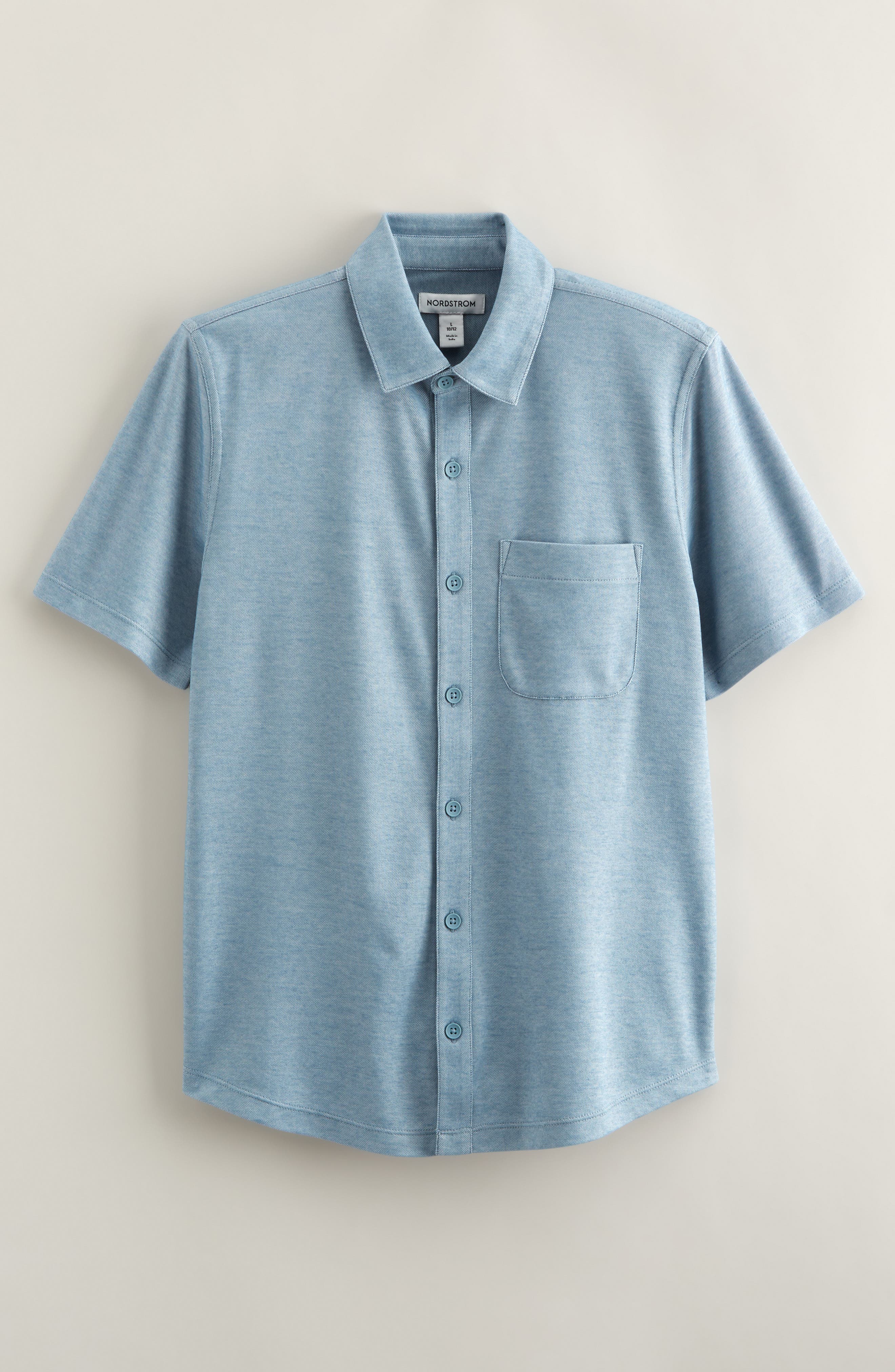 Nordstrom Kids' Knit Button-Up Shirt