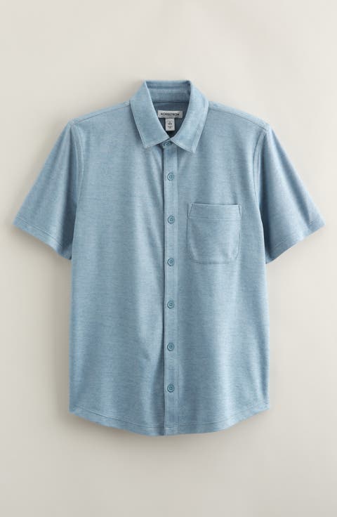 Kids' Knit Button-Up Shirt (Little Kid & Big Kid)