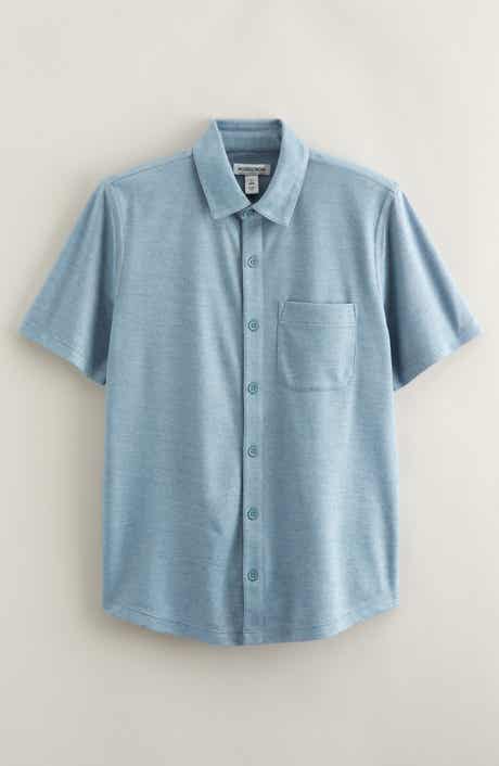 Nordstrom Kids' Knit Button-Up Shirt