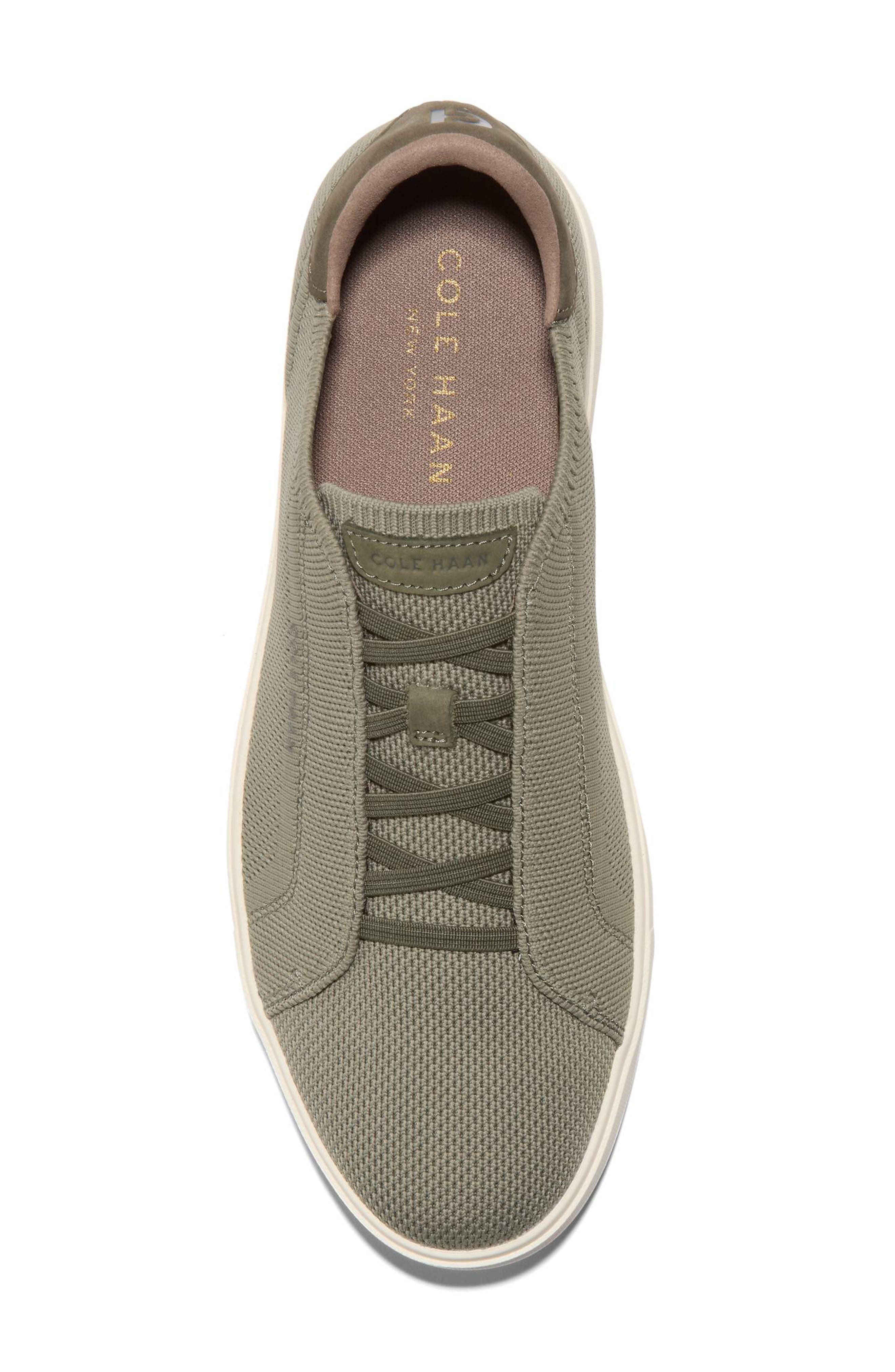 GrandPro Luxe Slip-On Stitchlite™ Knit Sneaker, Alternate, color, DUSTY OLIVE / IVORY