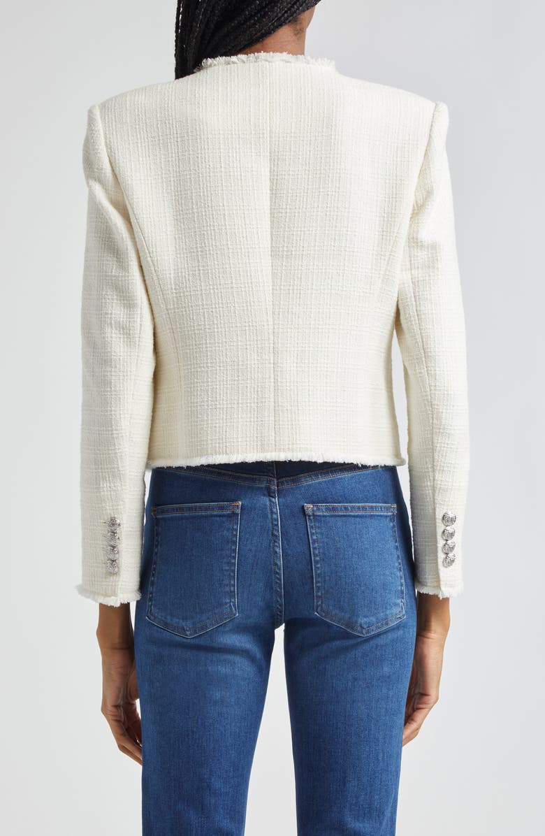 Veronica Beard Olbia Cotton Blend Tweed Jacket, Alternate, color,