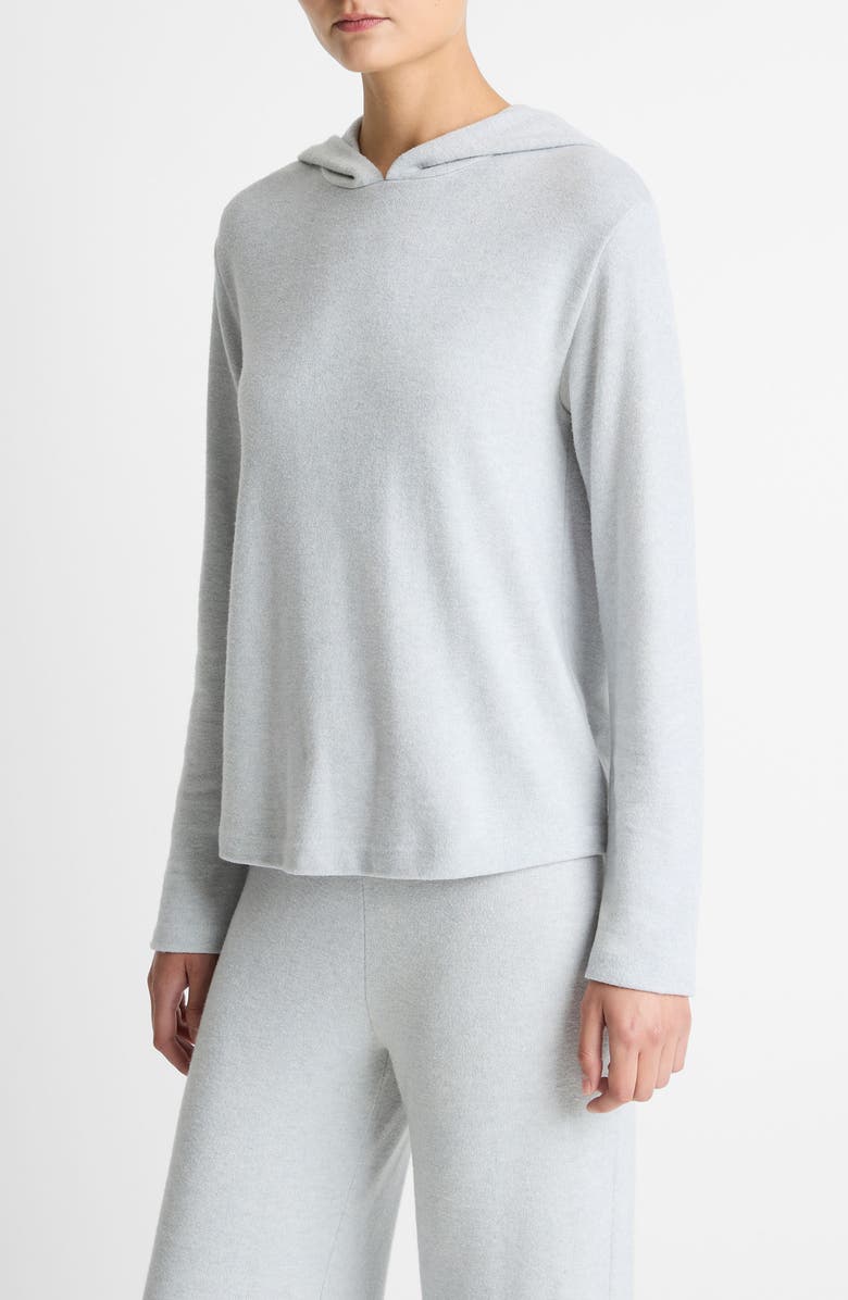 Vince Cozy Hoodie, Alternate, color, H Pale Grey
