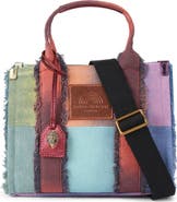 Kurt Geiger London Small Southbank Patchwork Denim Tote