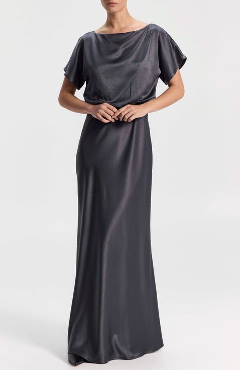 Maxi Satin Dress