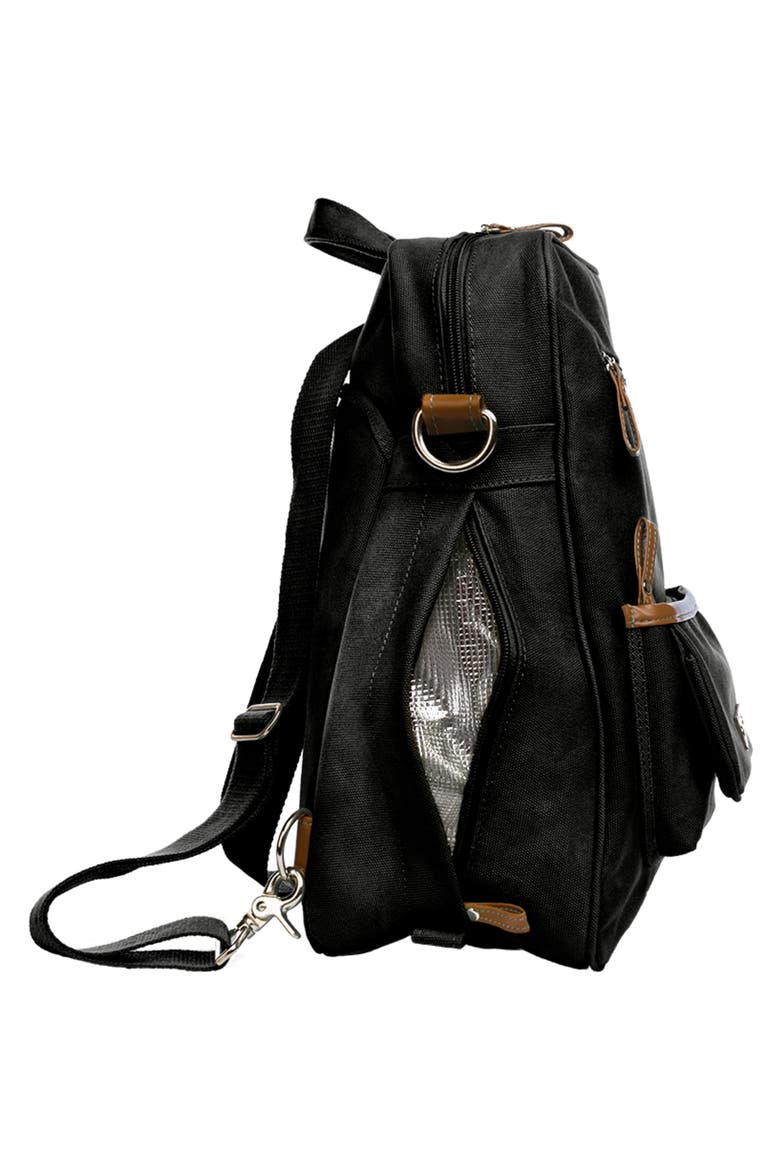 Monroe-On-the-Go Diaper Backpack, Alternate, color, AFTER HOURS