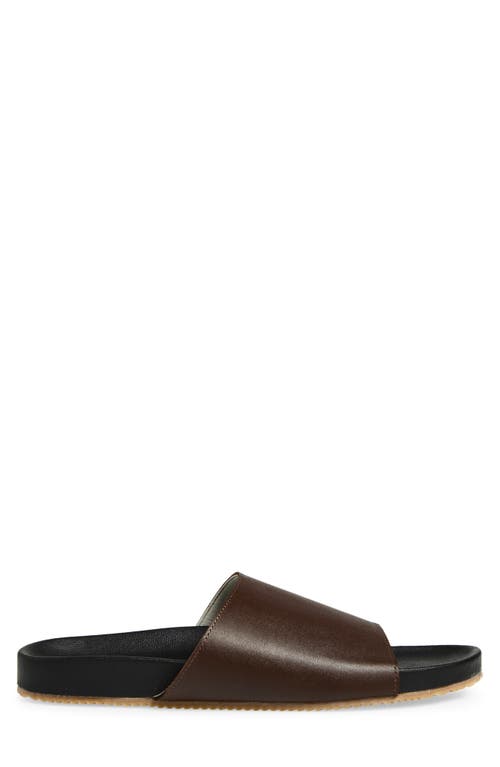 Bruno Magli Arthur Slide Sandal In Brown