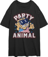 Garfield Juniors Garfield Cat Party Animal T Shirt