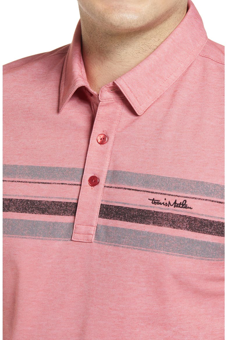 Floor Leader Slim Fit Short Sleeve Polo, Alternate, color, HEATHER CARDINAL RED