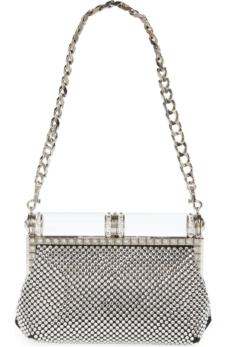 Dolce&Gabbana Bubu Crystal Embellished Clutch, Main, color,
