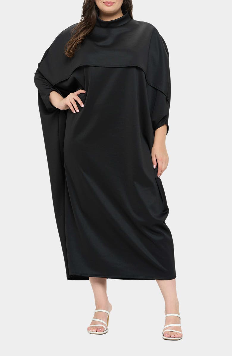 L I V D Potter Cape Sleeve Midi Dress, Main, color, 