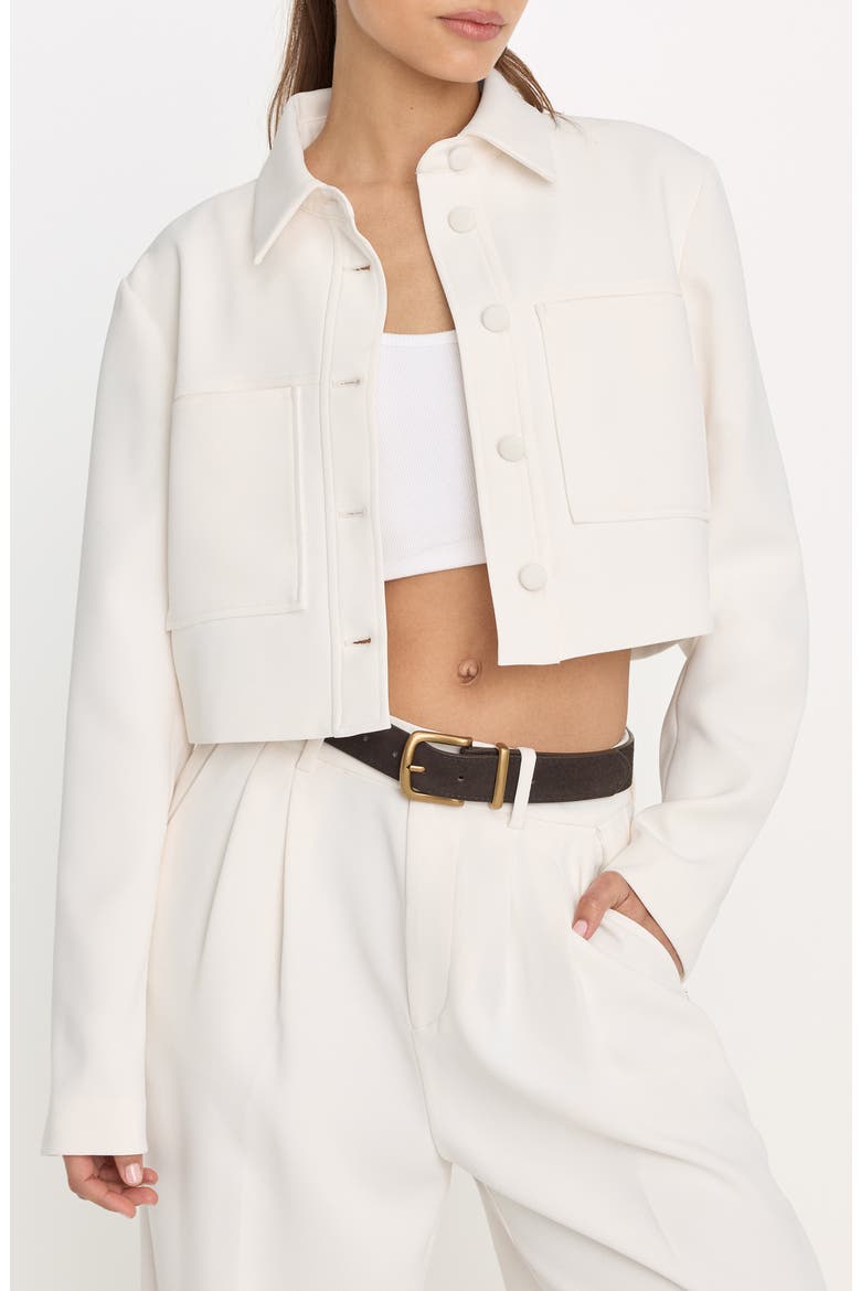 Luxe Crop Jacket, Main, color, SOFT SHELL
