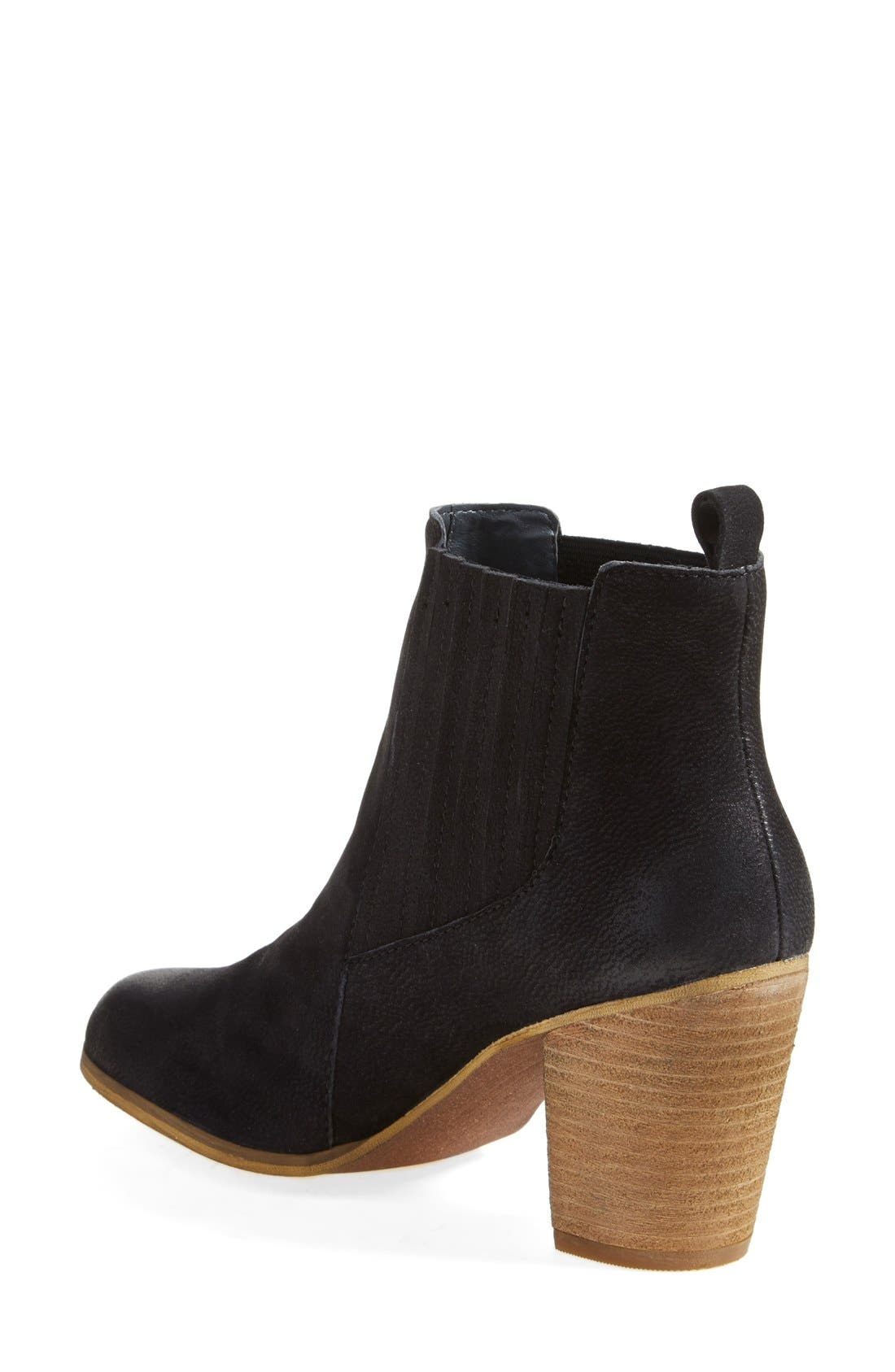 'Andover' Bootie, Alternate, color, BLACK