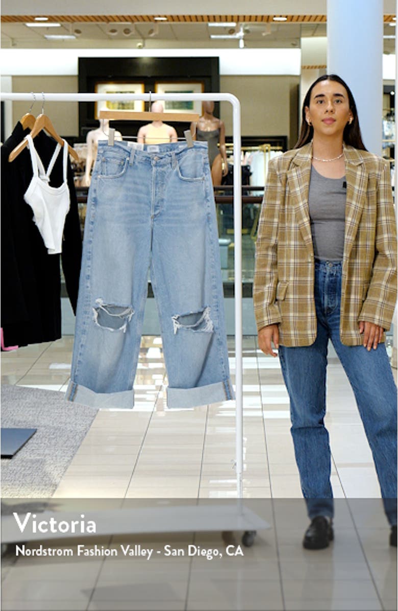 Ayla Ripped High Waist Baggy Wide Leg Jeans, sales video thumbnail