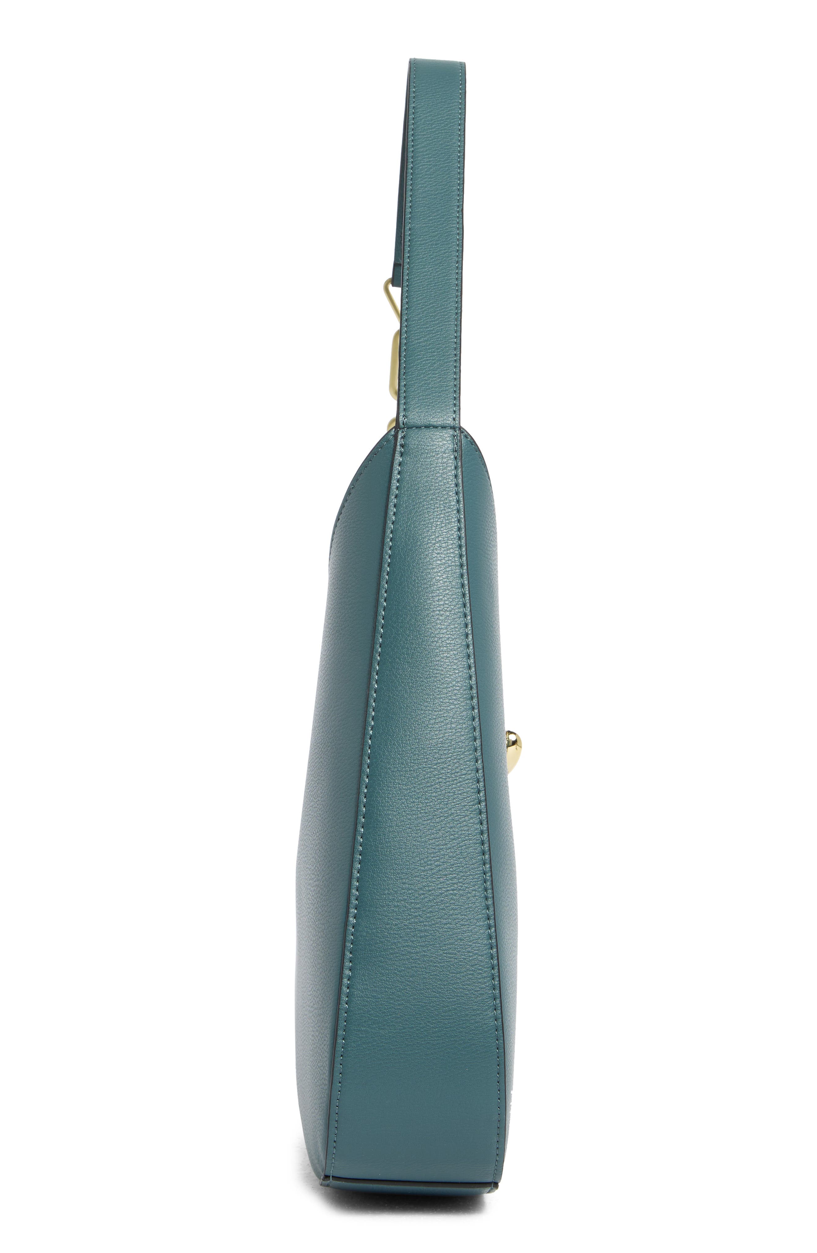BCBG Asymmetric Hobo Bag, Alternate, color, Jade Green