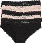 Honeydew Ahna 5-Pack Lace Low Rise Hipster Panties