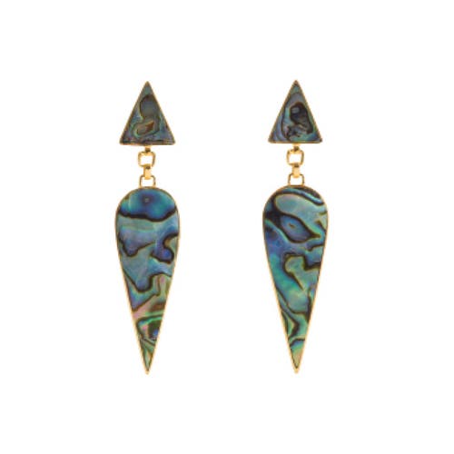 Freya Rose Warrioress Wonder Paua Earrings In Multi