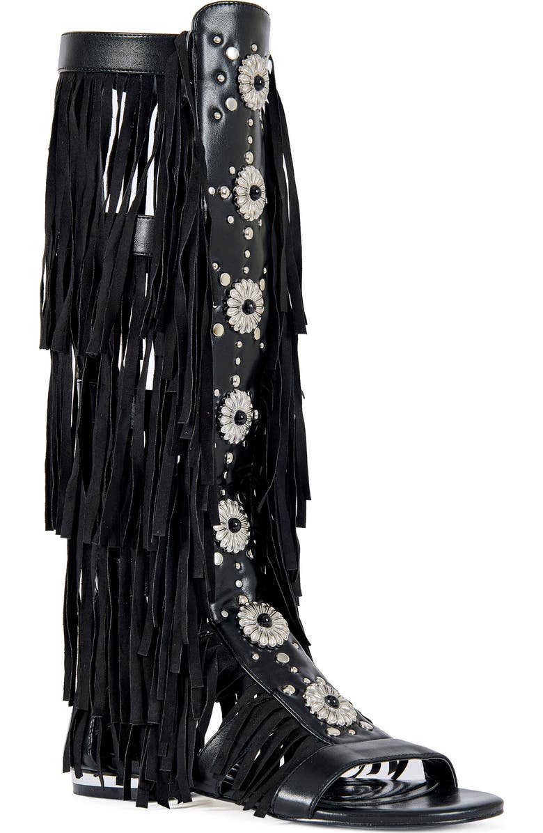 AZALEA WANG Dustine Gladiator Sandal, Main, color,