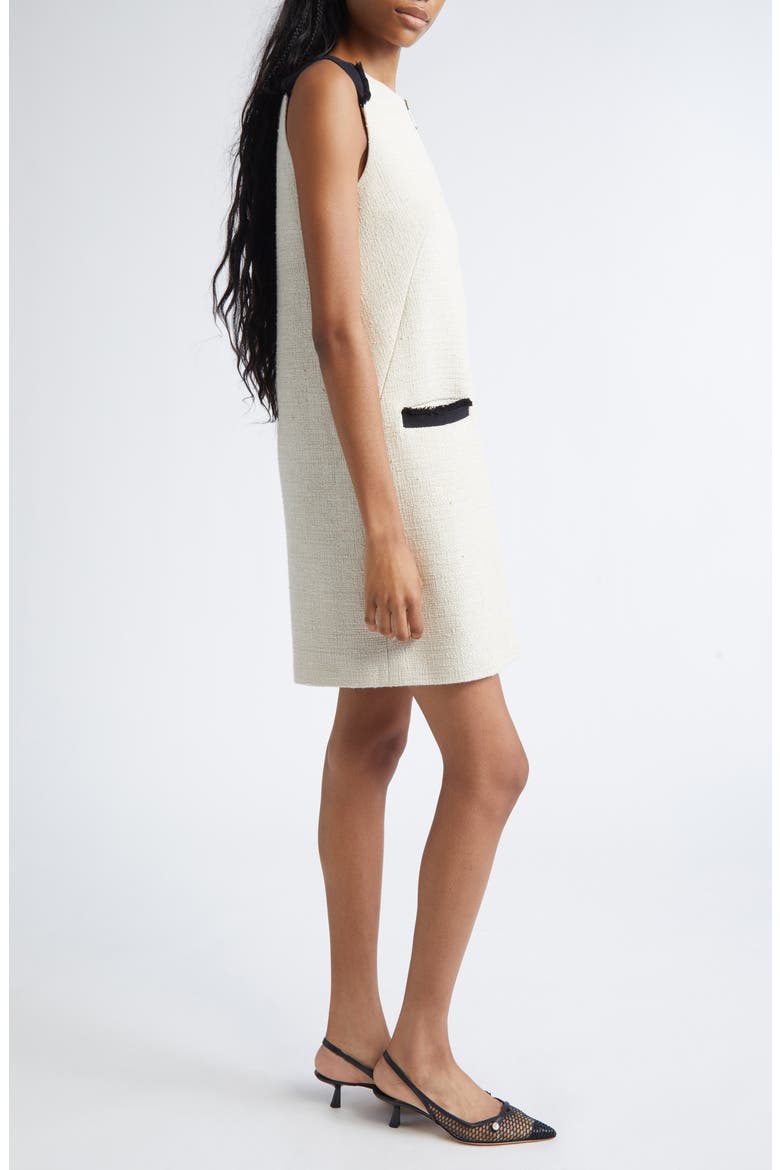 Mito Tweed Sheath Dress, Alternate, color, BEIGE
